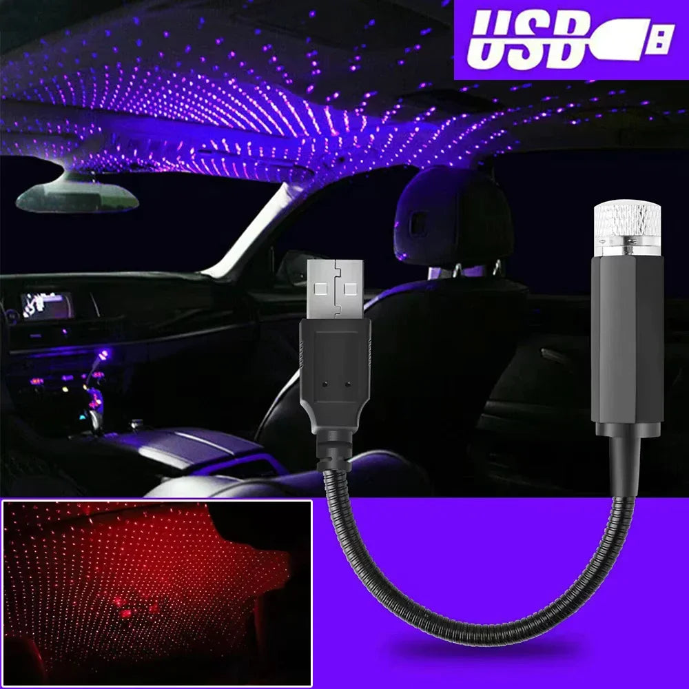 LED Star Car Roof Projector