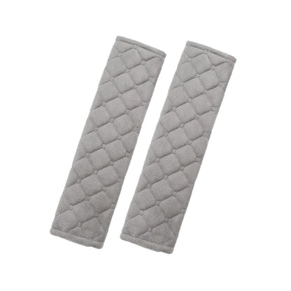 2PCS Universal Plush Car Seat Belt Covers